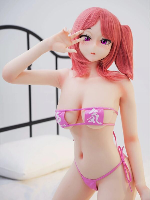 F4512-150cm(4ft9)-25kg Akane F Cup Silicone HHS Animes Mini Hentai Sex Doll | IROKEBIJIN Doll - Image 2