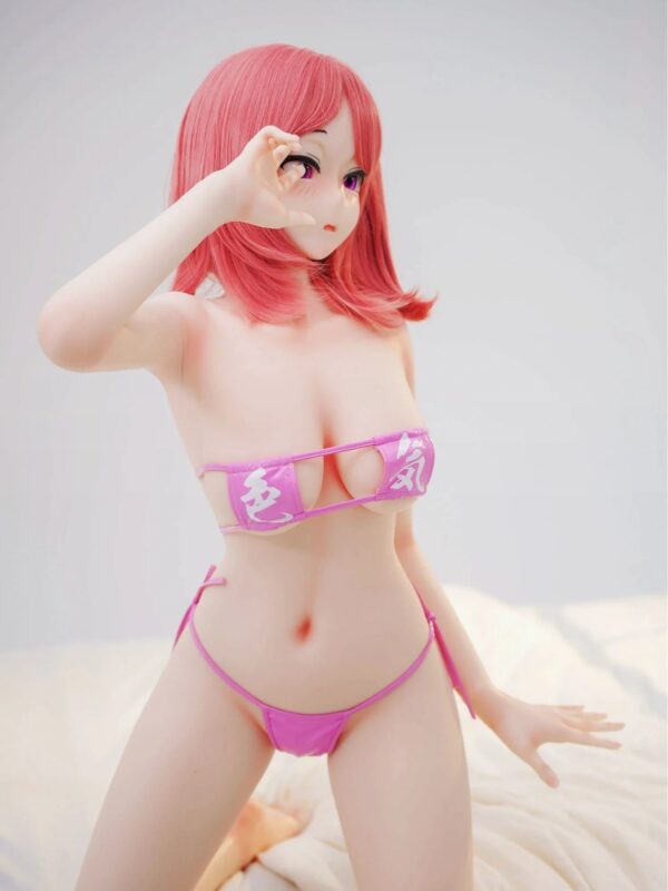 F4512-150cm(4ft9)-25kg Akane F Cup Silicone HHS Animes Mini Hentai Sex Doll | IROKEBIJIN Doll - Image 4