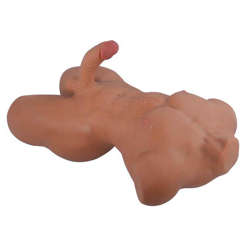 T636-33.7LB-6.7″ Mark Dildo Realistic TPE Male Sex Doll Torso with Big Dick丨Tantaly - Image 11