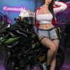 F5713- 170cm(5ft7)-43kg G Cup Silicone ROS Motorcycle Girl Asian Huge breast Sex Doll丨Doll senior