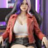 F4913-159cm(5f2)-52kg O Cup Realistic Silicone Head BBW Booty Sex Doll  | Aibei Doll