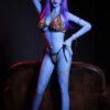 F1660-158cm(5f2)-33kg E Cup Fantasy Blue Skin Special Makeup Alien Anime TPE Sex Doll【IN STOCK USA】 | Aibei Doll