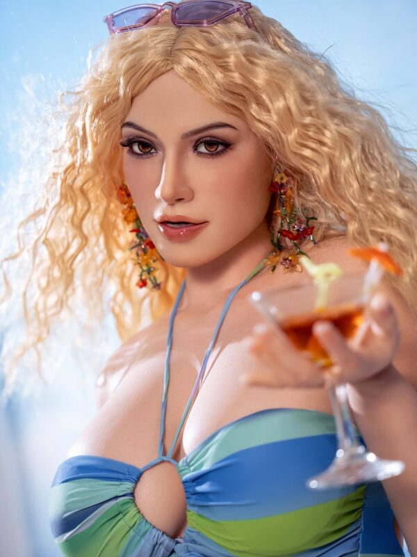 F7597-168cm/5ft6 39KG D Cup Realistic Movable Jaw Silicone Robot BBW Sex Doll 【IN STOCK USA】 | SY Doll - Image 6