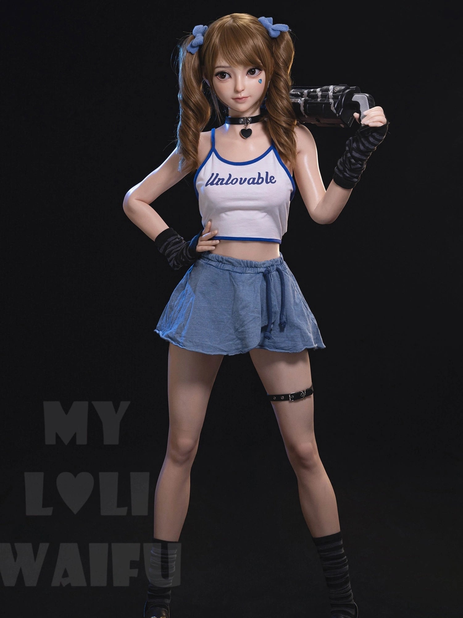 F7039—150cm/4ft9(27kg) B Cup Ali ROS Anime Silicone Asian Sex Doll Gel Breasts|MLW Doll