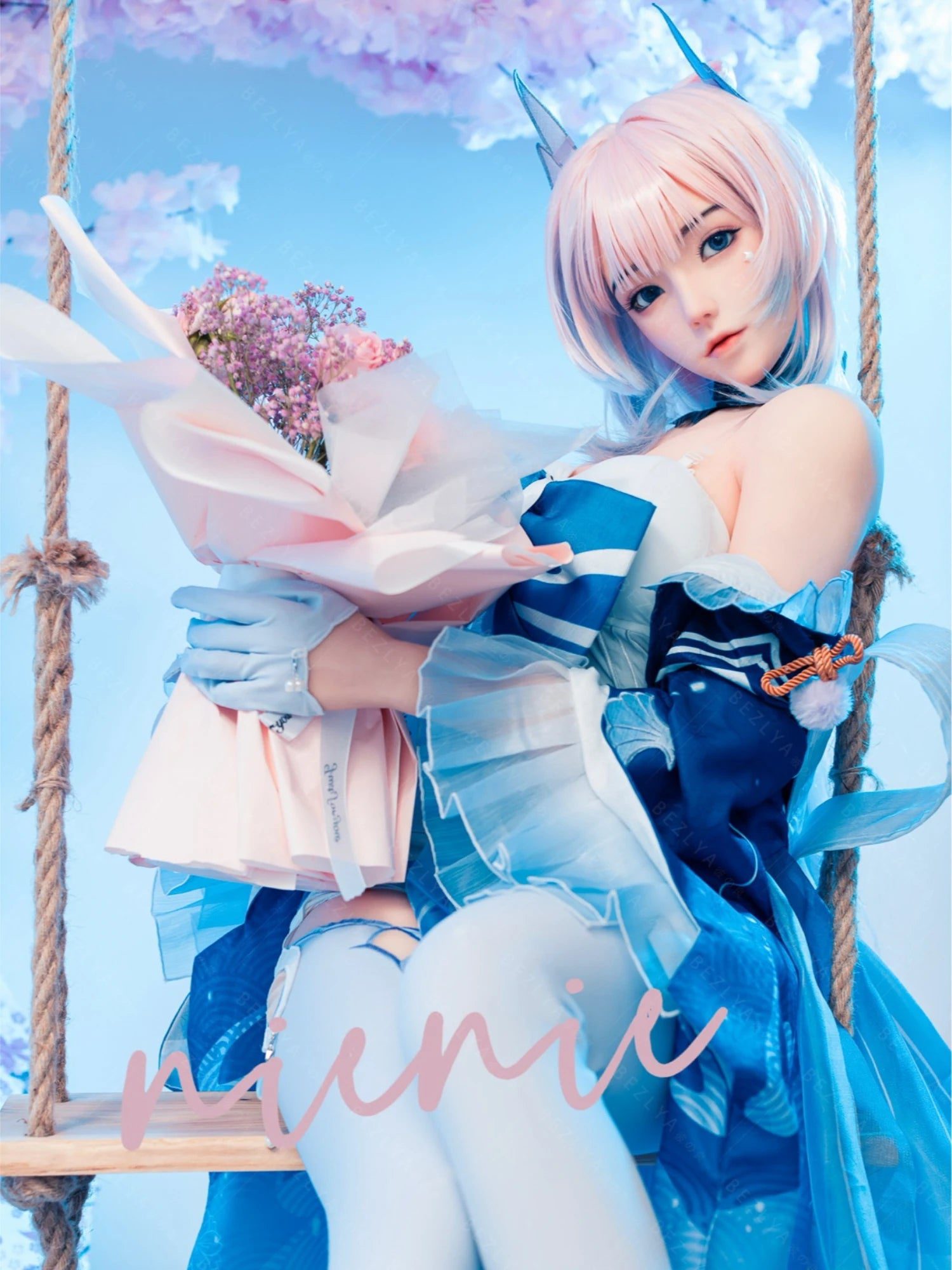 F7126-155Rcm(5.1ft)-37kg 2.0 A Cup Robot Silicone Head Adult Asian Chinese Sex Doll|Bezlya Doll