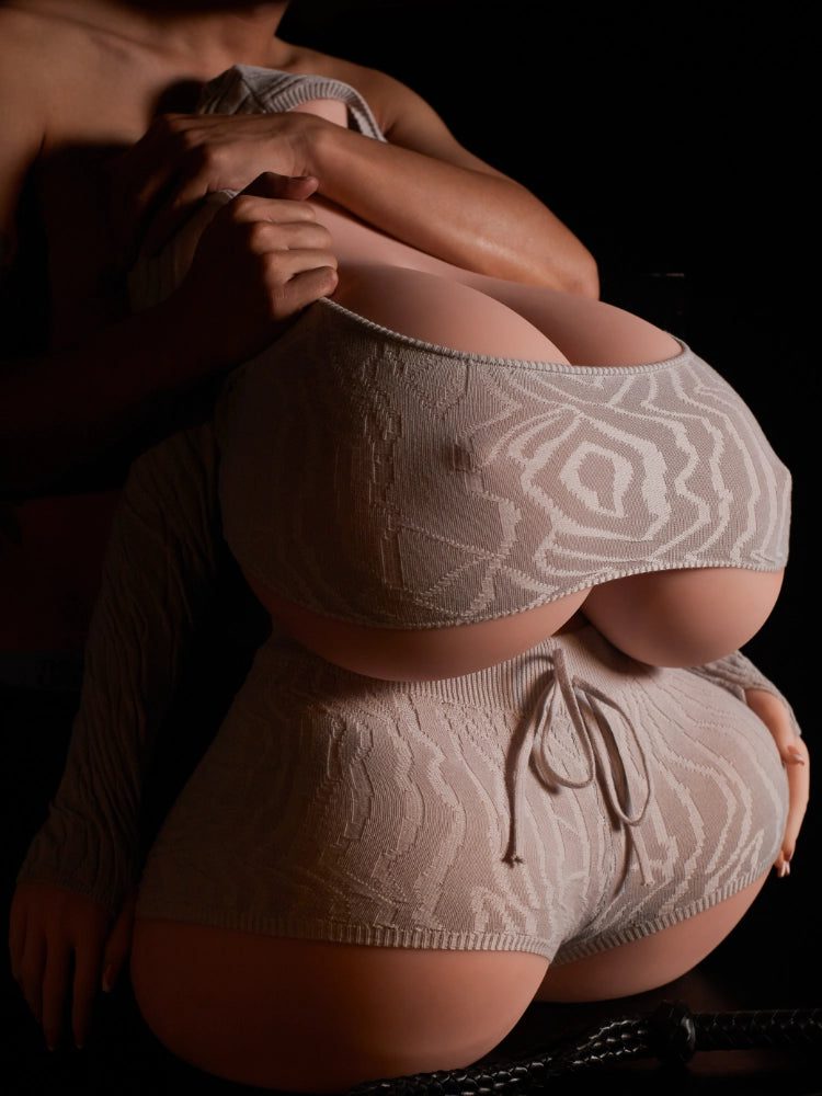 T908(94.8lbs)Cinnamon- SSBBW TPE Gel Torso Sex Doll with Huge Breasts【In Stock US】|Climax Doll Classic - Image 8