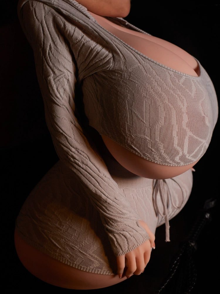T908(94.8lbs)Cinnamon- SSBBW TPE Gel Torso Sex Doll with Huge Breasts【In Stock US】|Climax Doll Classic