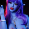 F1660-158cm(5f2)-33kg E Cup Fantasy Blue Skin Special Makeup Alien Anime TPE Sex Doll【IN STOCK USA】 | Aibei Doll