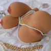 L-MTorsoJewelry_Tan_4_WH_1000x1000px.jpg T594(17.61lb) Suntan-BBW Pear-Shaped Saggy Breasts Sex Doll Torso|Big Tits