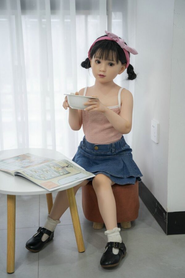 GB17# 110cm Super Real Silicone Cute Sex Doll - Image 8